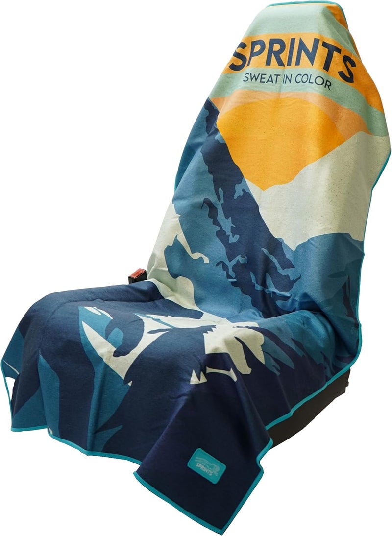 Sprints Athletic Running Towel, Full-Sized, Car Seat Cover - Moisture Wicking (Sasquatch) - Image 1